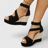 Aviana - Sandales Orthopédiques à Talon Wedge